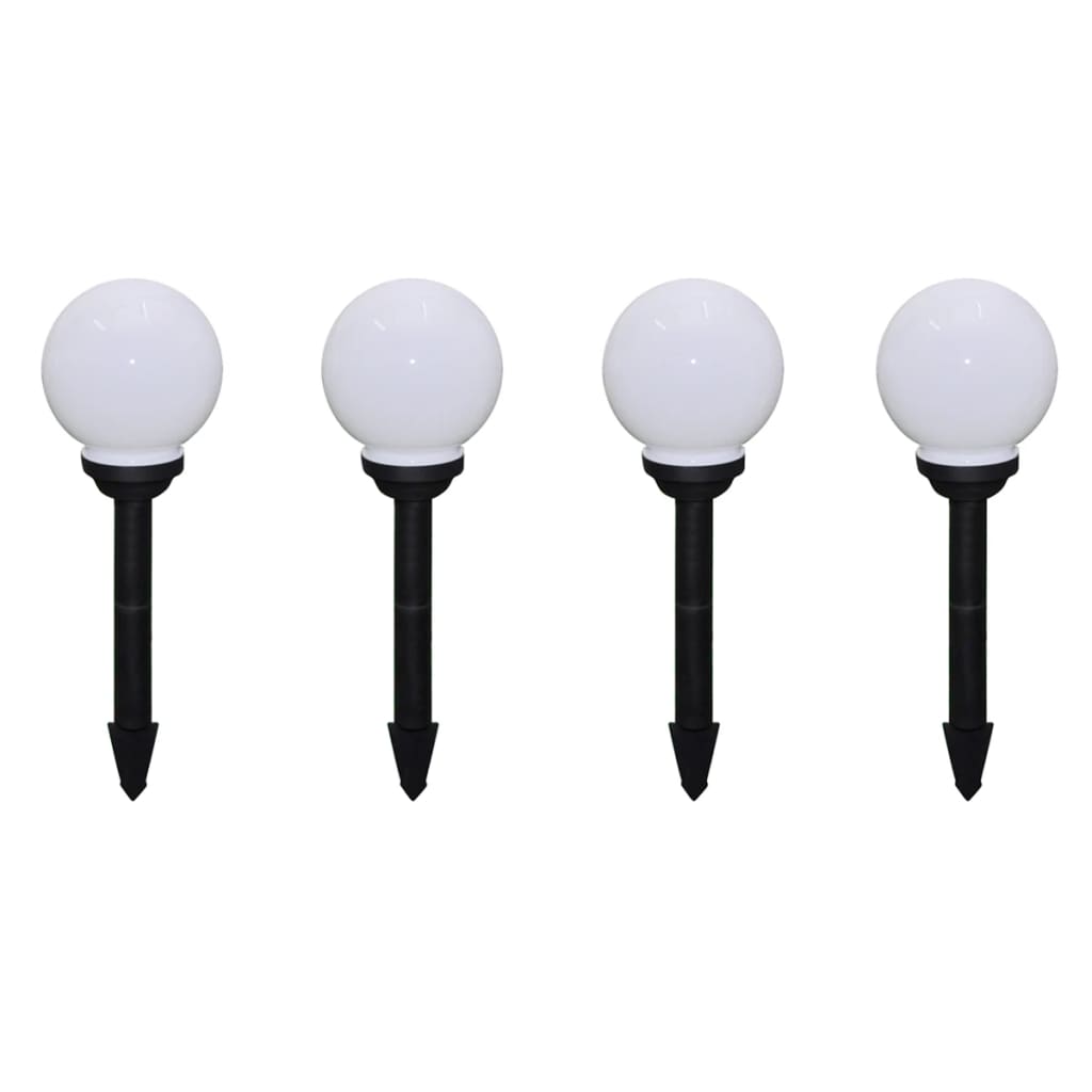 8 pcs Lampes d’allée d’extérieur à LED 15 cm et piquet au sol - Éclairage extérieur