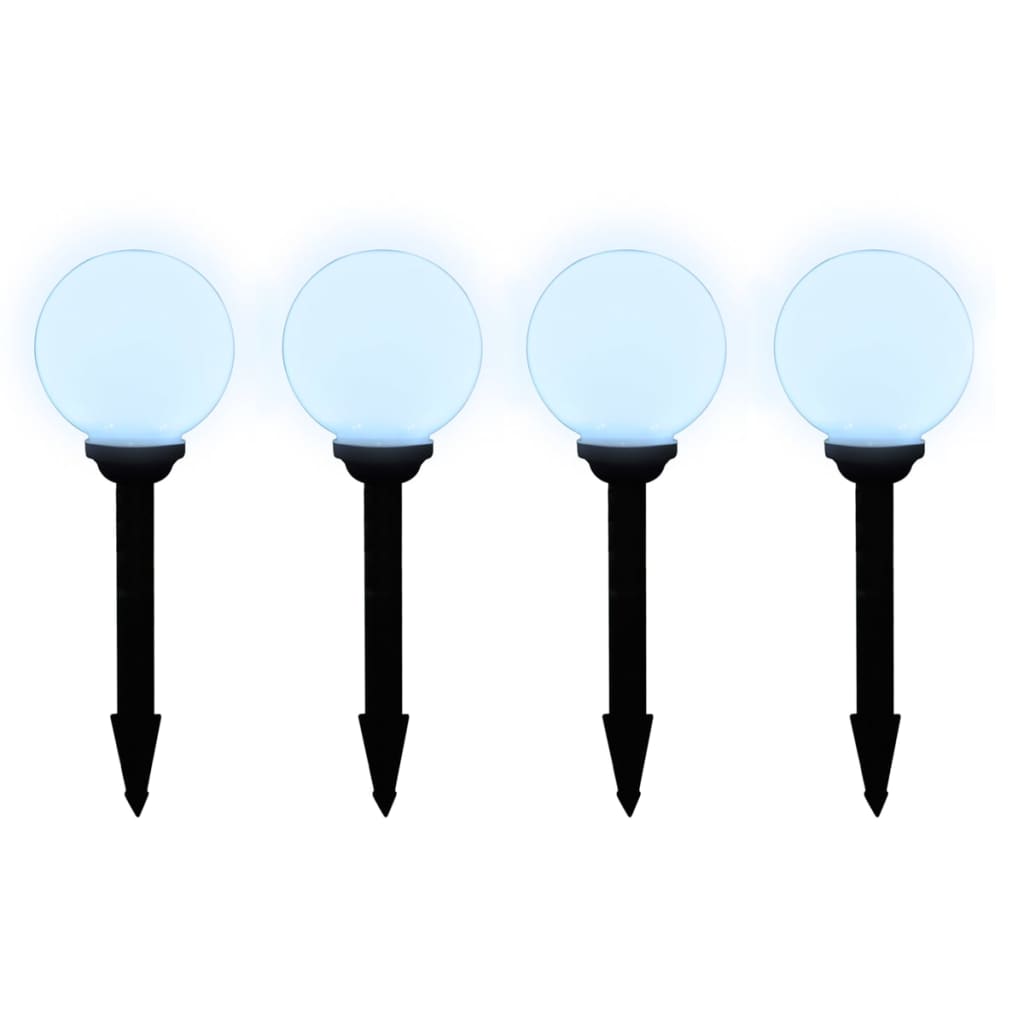 8 pcs Lampes d’allée d’extérieur à LED 15 cm et piquet au sol - Éclairage extérieur