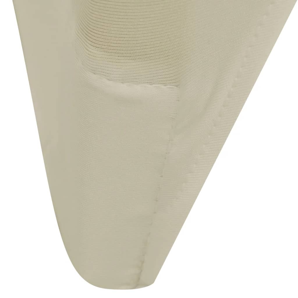 50 housses de chaise extensibles crème