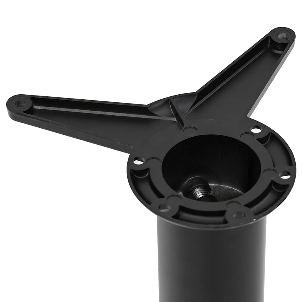 4 pieds de table réglables en hauteur Noir 1100 mm