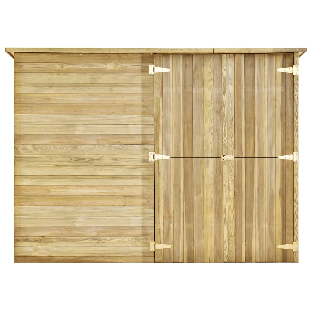 Abri de jardin 232x110x170 cm Bois de pin imprégné