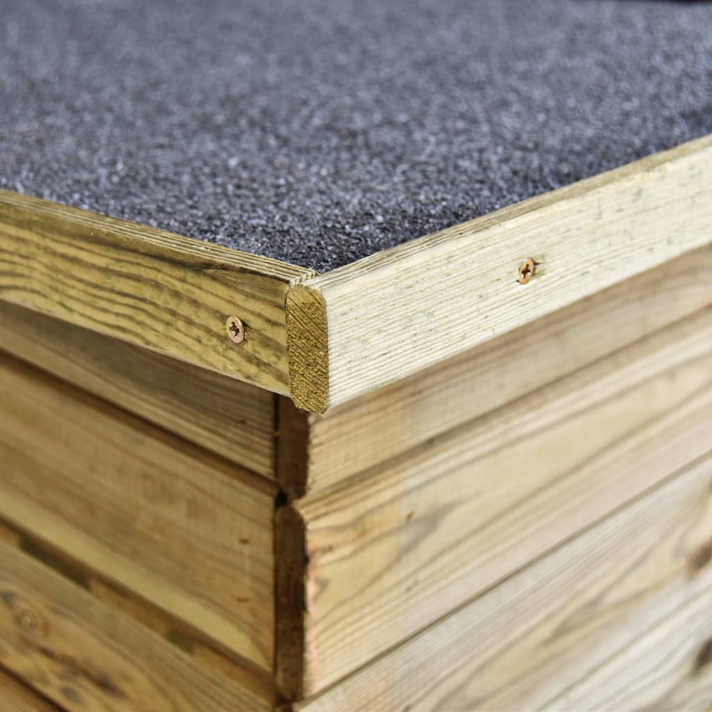 Abri de jardin 232x110x170 cm Bois de pin imprégné