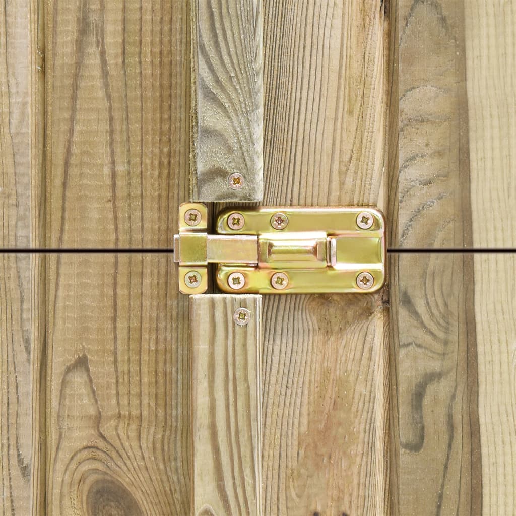 Abri de jardin 232x110x170 cm Bois de pin imprégné