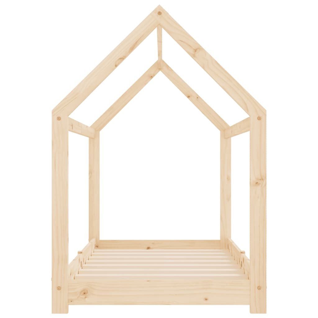 Cadre de lit d'enfant Bois de pin massif 80x160 cm