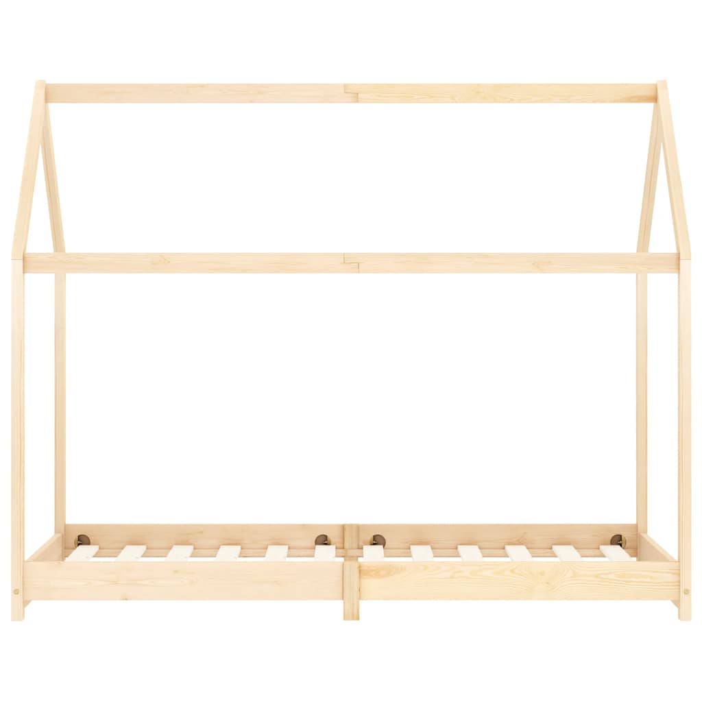 Cadre de lit d'enfant Bois de pin massif 90 x 200 cm