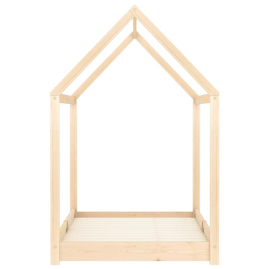 Cadre de lit d'enfant Bois de pin massif 90 x 200 cm