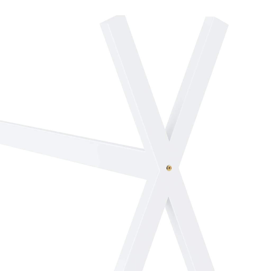Cadre de lit d'enfant Blanc Bois de pin massif 80x160 cm