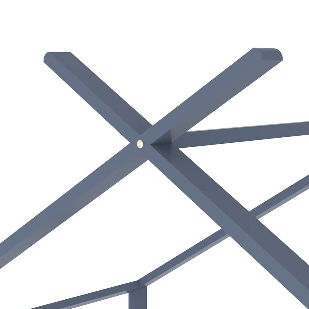 Cadre de lit d'enfant Gris Bois de pin massif 90 x 200 cm