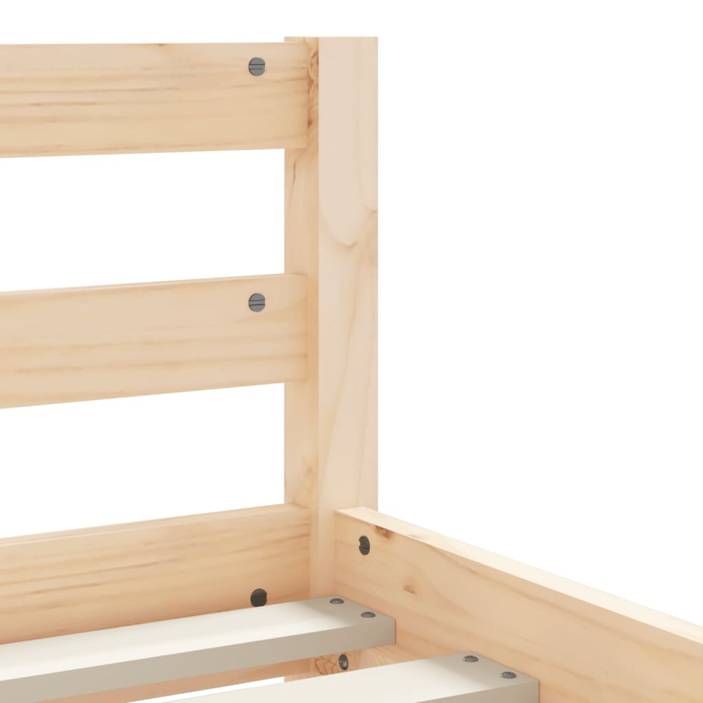 Cadre de lit d'enfants et tiroirs 90x190 cm bois de pin massif