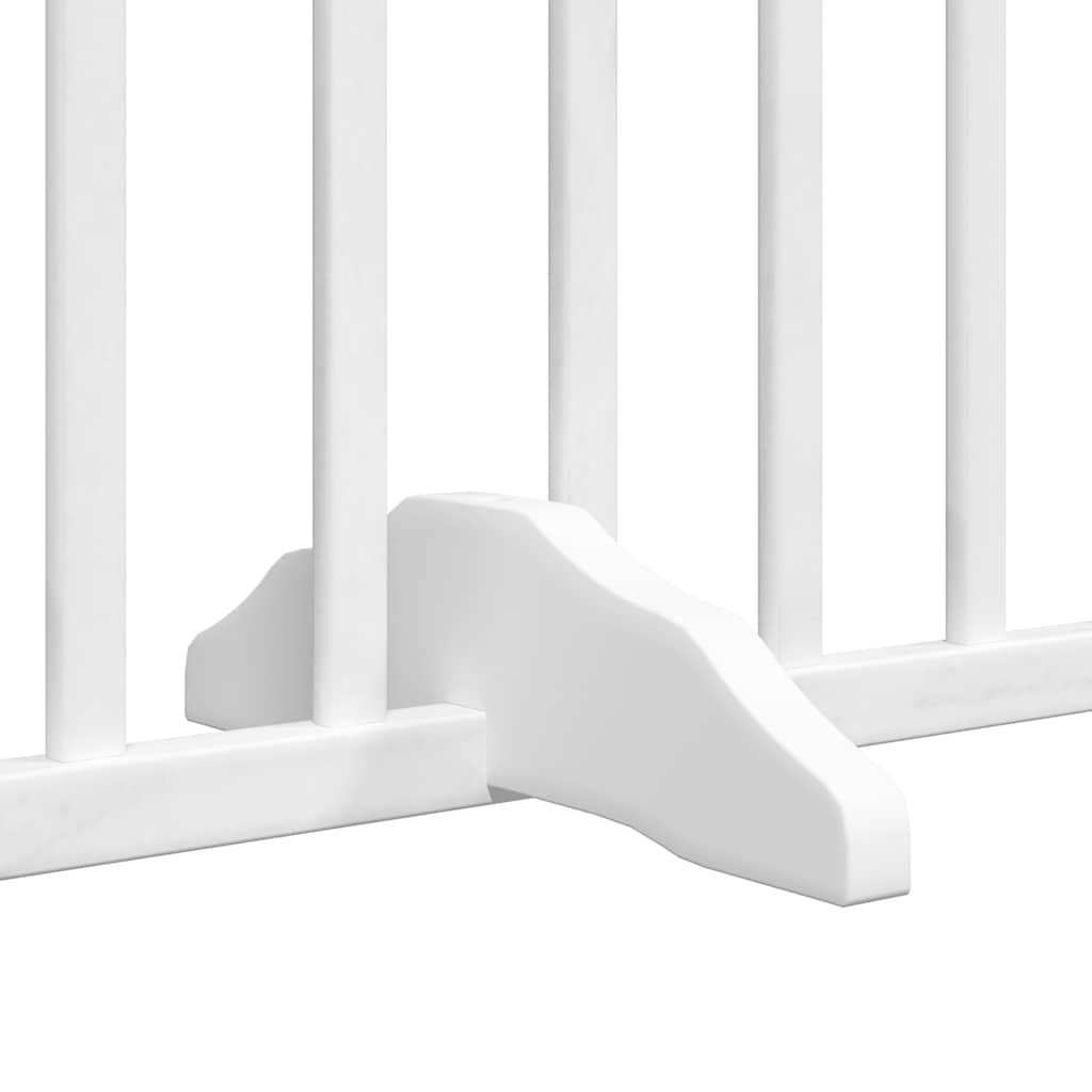 Barrière pour chien porte pliable 12 panneaux bois de peuplier