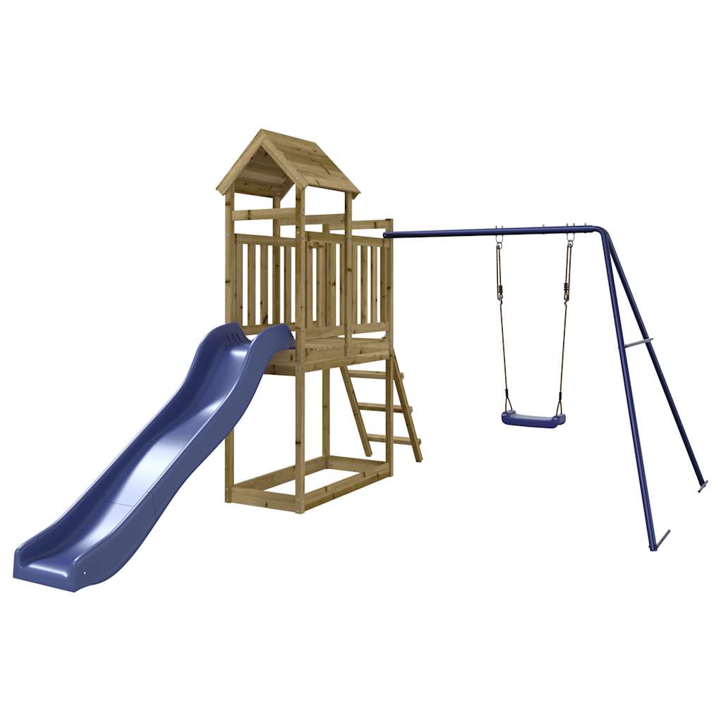 Aire de jeux d'extérieur bois de pin imprégné