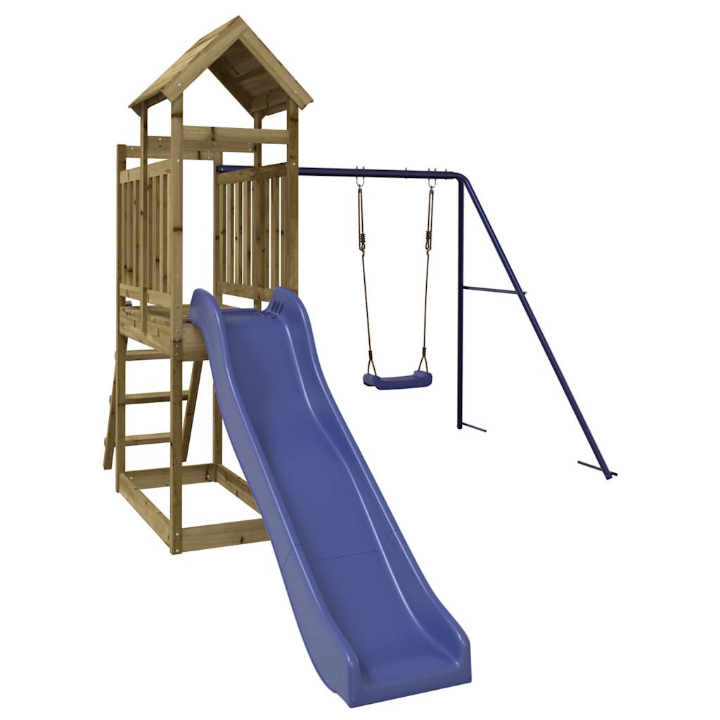 Aire de jeux d'extérieur bois de pin imprégné