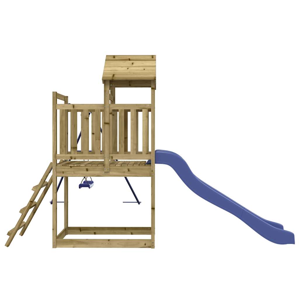 Aire de jeux d'extérieur bois de pin imprégné