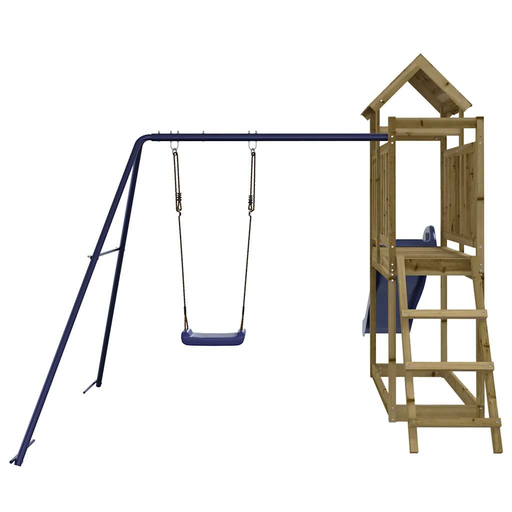 Aire de jeux d'extérieur bois de pin imprégné