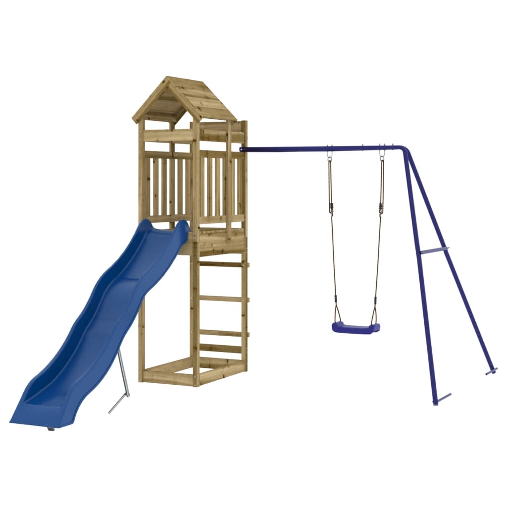 Aire de jeux d'extérieur bois de pin imprégné