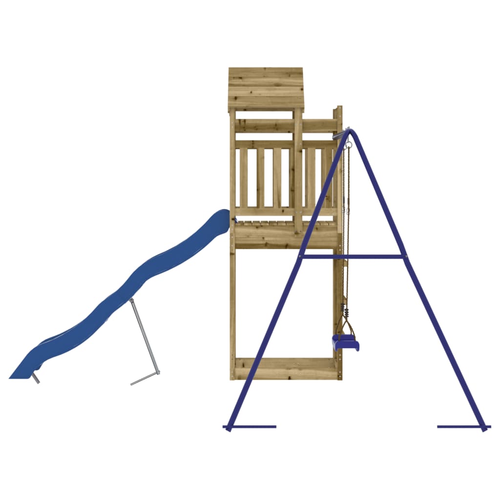 Aire de jeux d'extérieur bois de pin imprégné