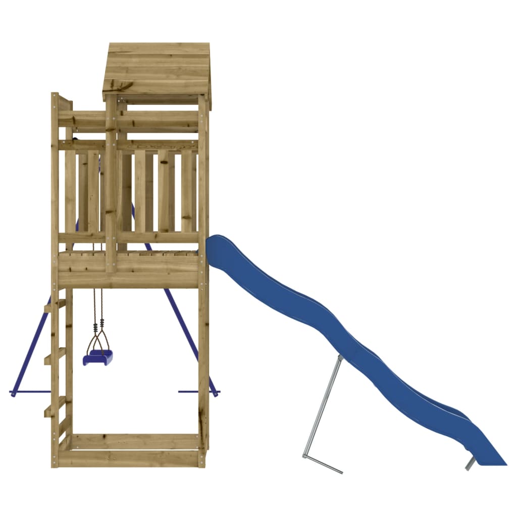 Aire de jeux d'extérieur bois de pin imprégné