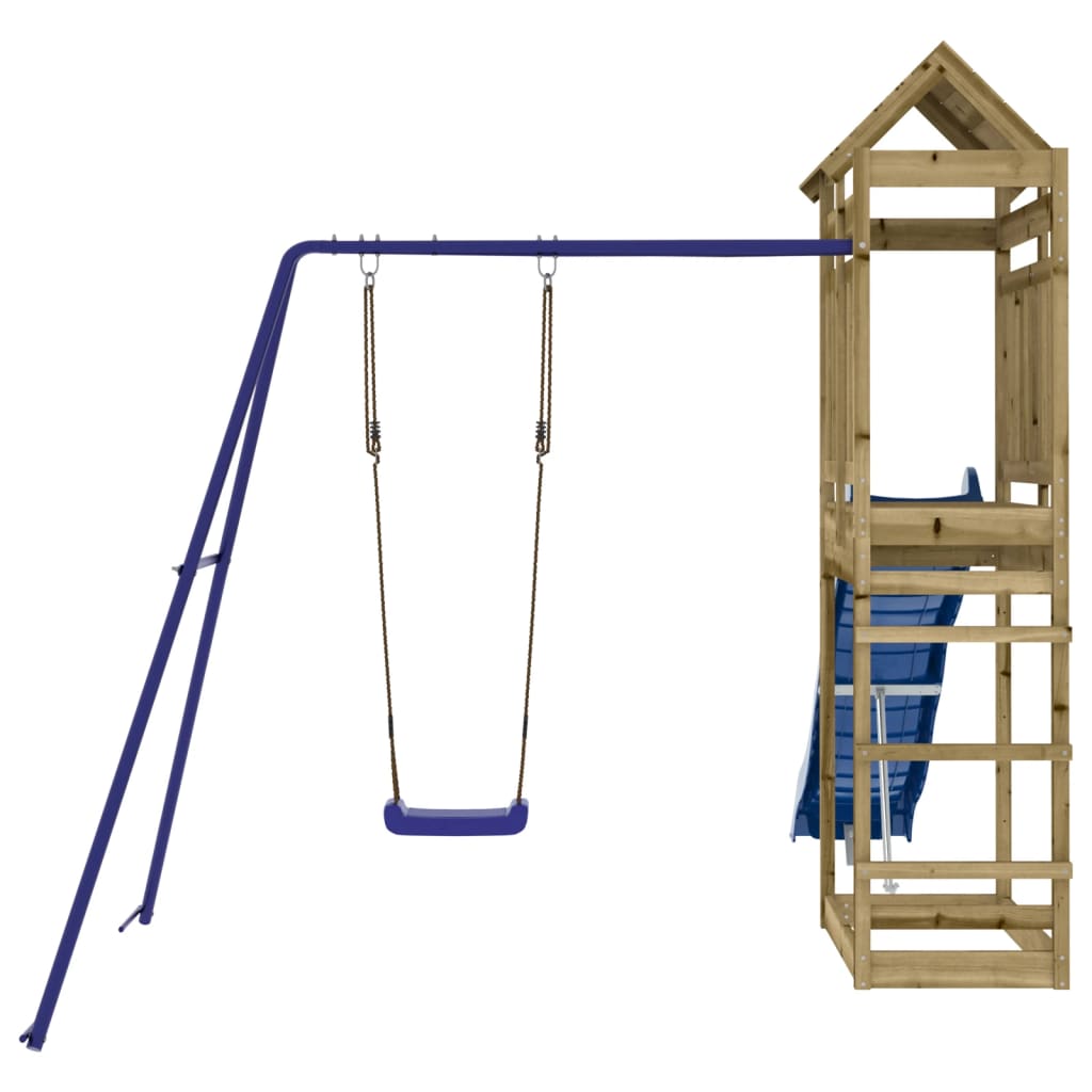 Aire de jeux d'extérieur bois de pin imprégné