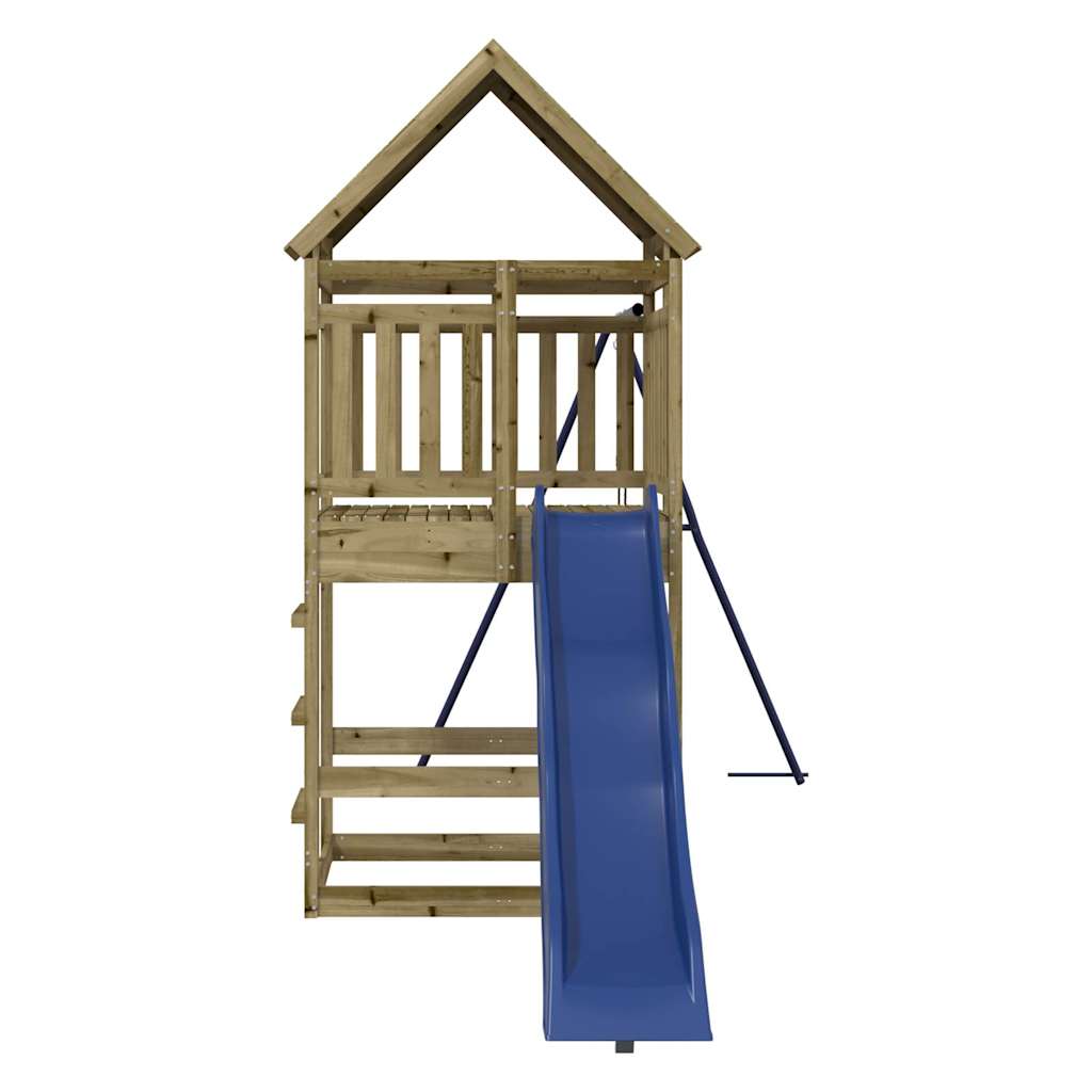 Aire de jeux d'extérieur bois de pin imprégné