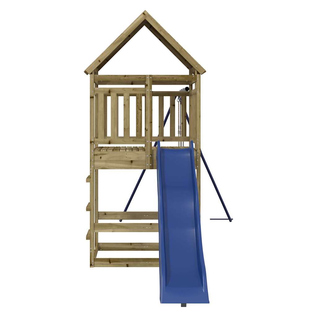 Aire de jeux d'extérieur bois de pin imprégné