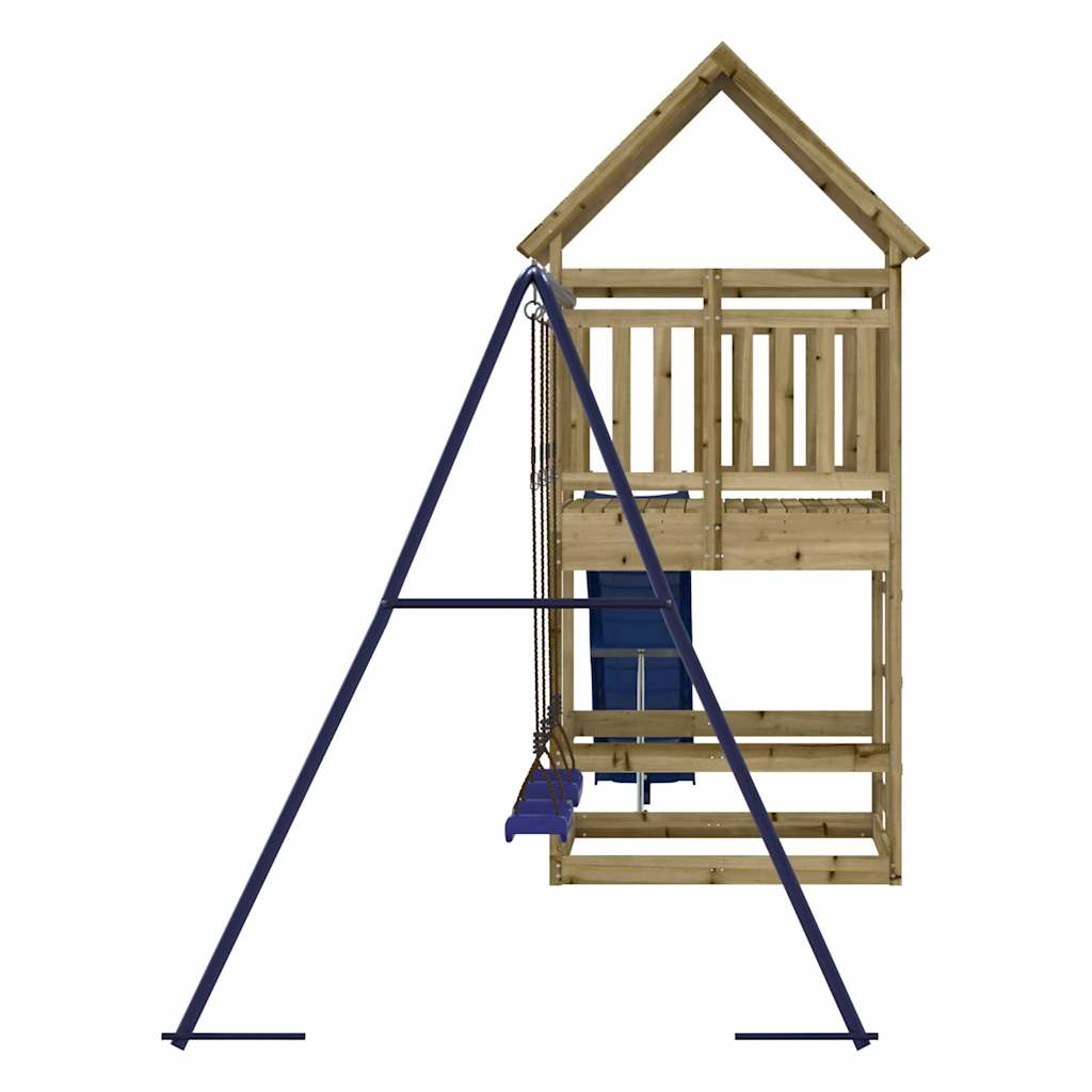 Aire de jeux d'extérieur bois de pin imprégné