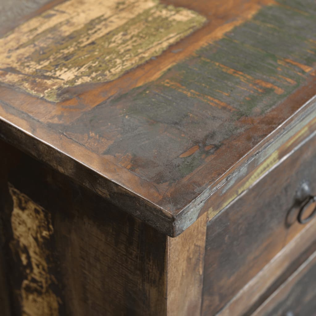 Armoire avec 16 tiroirs en style antique Bois massif recyclé - Commodes