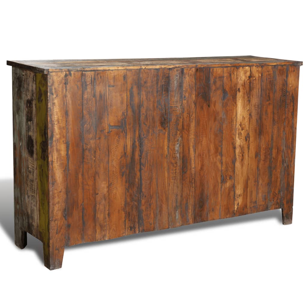 Armoire avec 16 tiroirs en style antique Bois massif recyclé - Commodes