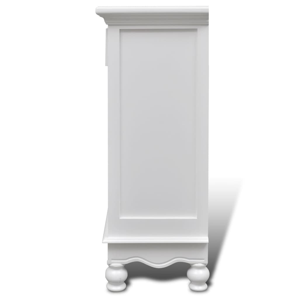 Armoire avec 2 portes et 1 tiroir Bois Blanc - Buffets & bahuts
