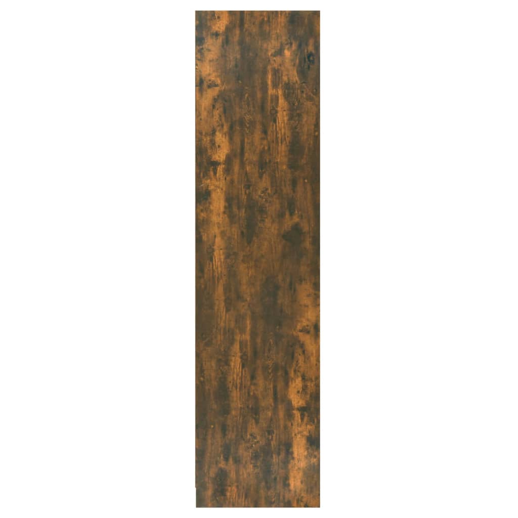 Armoire avec tiroirs Chêne fumé 50x50x200 cm Bois d’ingénierie - Armoires