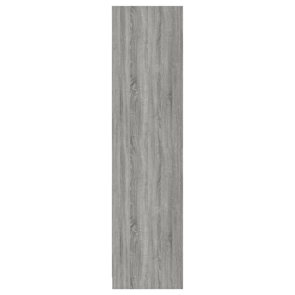 Armoire avec tiroirs Sonoma gris 50x50x200 cm Bois d’ingénierie - Armoires