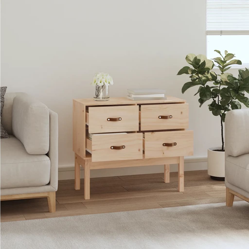 Armoire console 90x40x78 cm Bois de pin solide - Buffets & bahuts