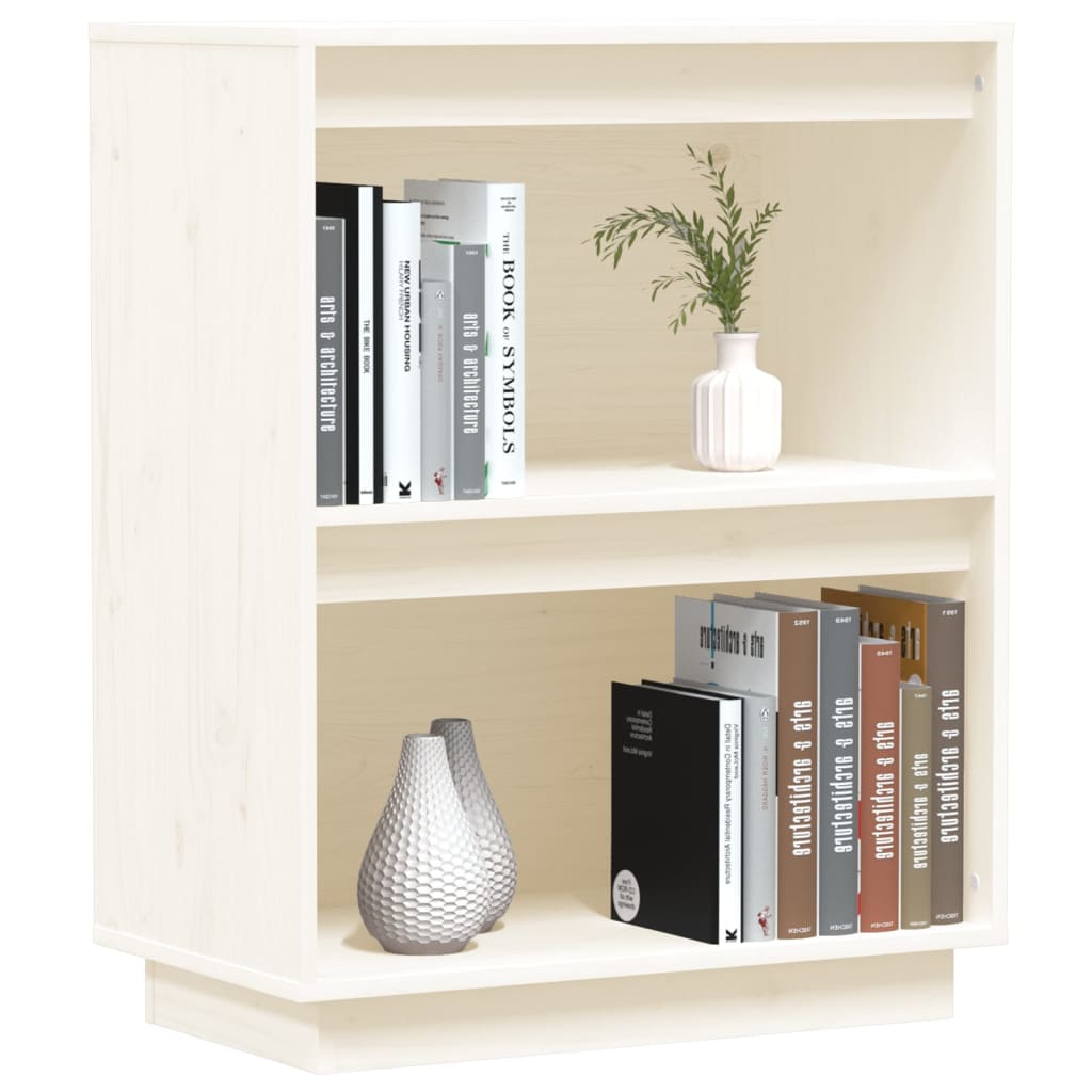 Armoire console Blanc 60x34x75 cm Bois de pin solide - Buffets & bahuts