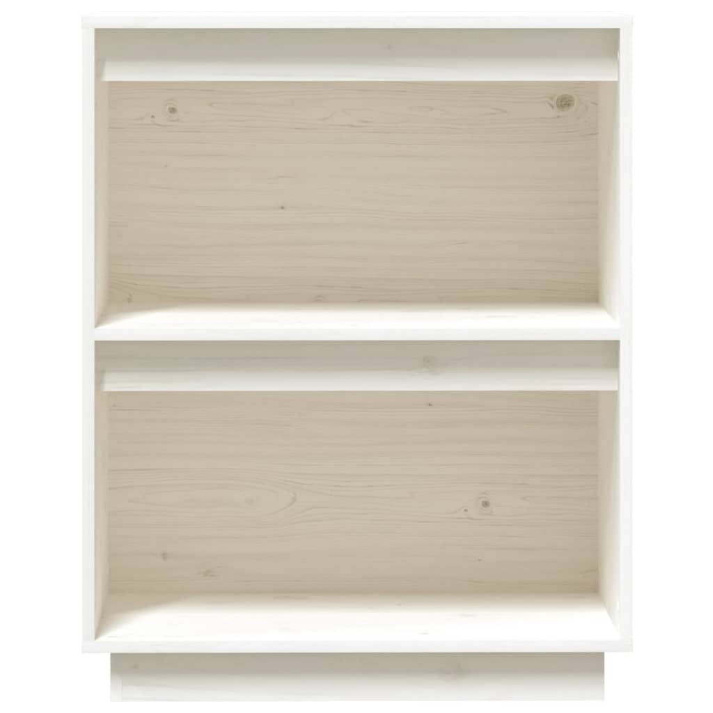 Armoire console Blanc 60x34x75 cm Bois de pin solide - Buffets & bahuts