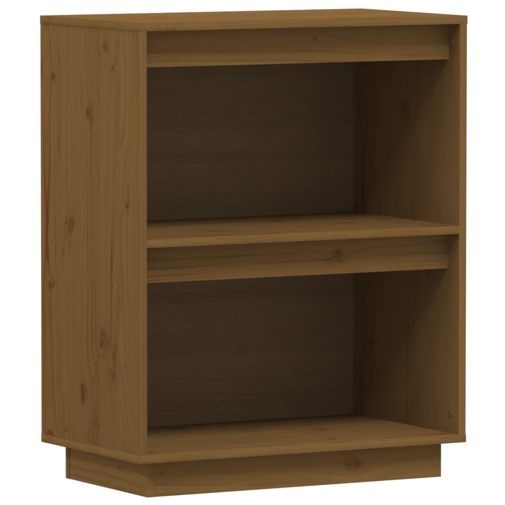 Armoire console Marron miel 60x34x75 cm Bois de pin solide - Buffets & bahuts