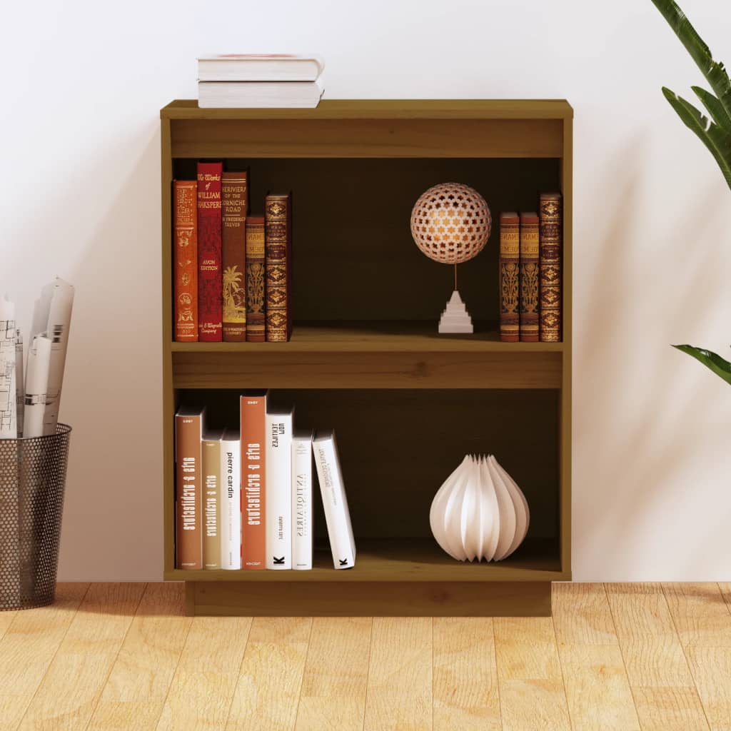 Armoire console Marron miel 60x34x75 cm Bois de pin solide - Buffets & bahuts