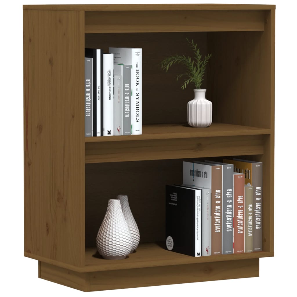 Armoire console Marron miel 60x34x75 cm Bois de pin solide - Buffets & bahuts