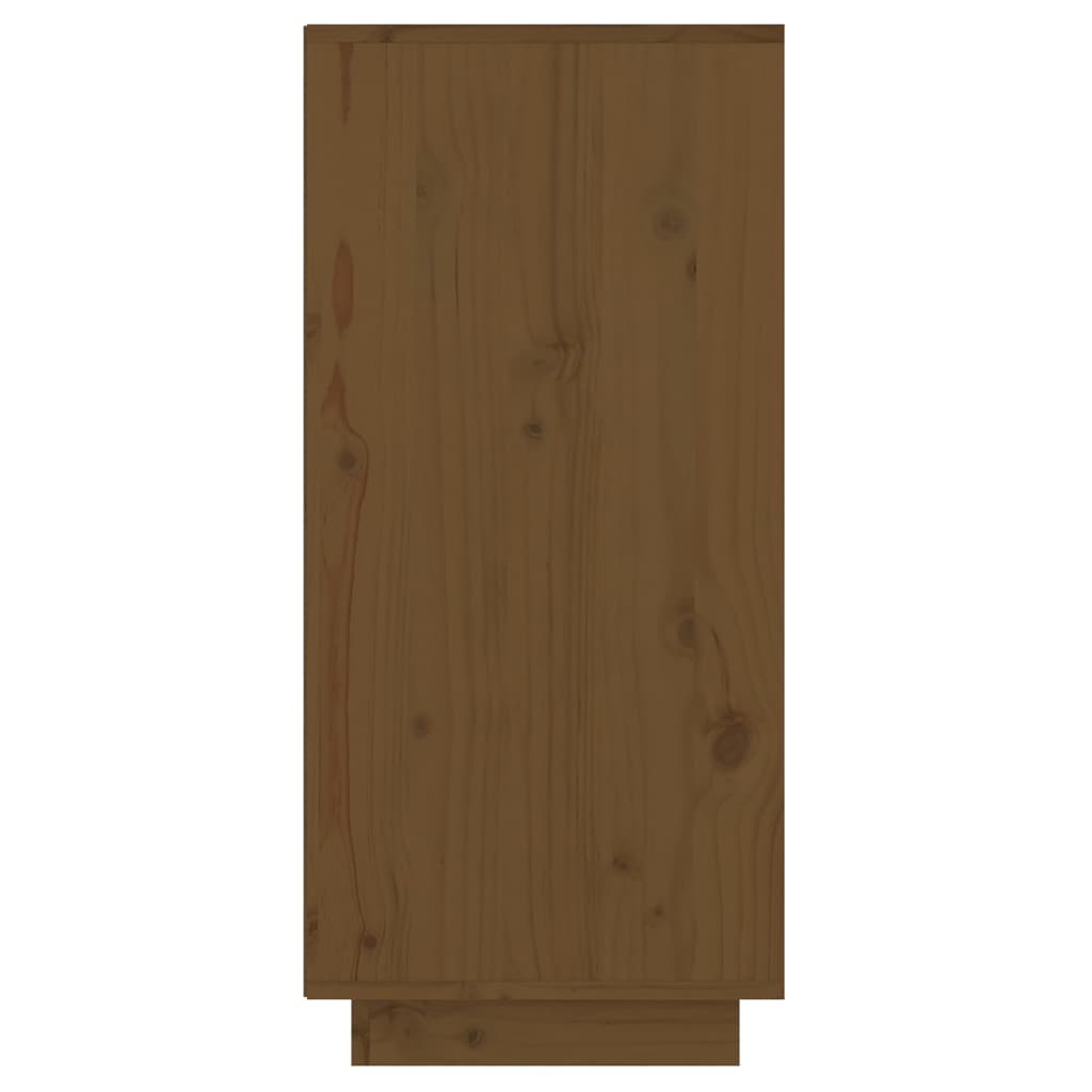 Armoire console Marron miel 60x34x75 cm Bois de pin solide - Buffets & bahuts
