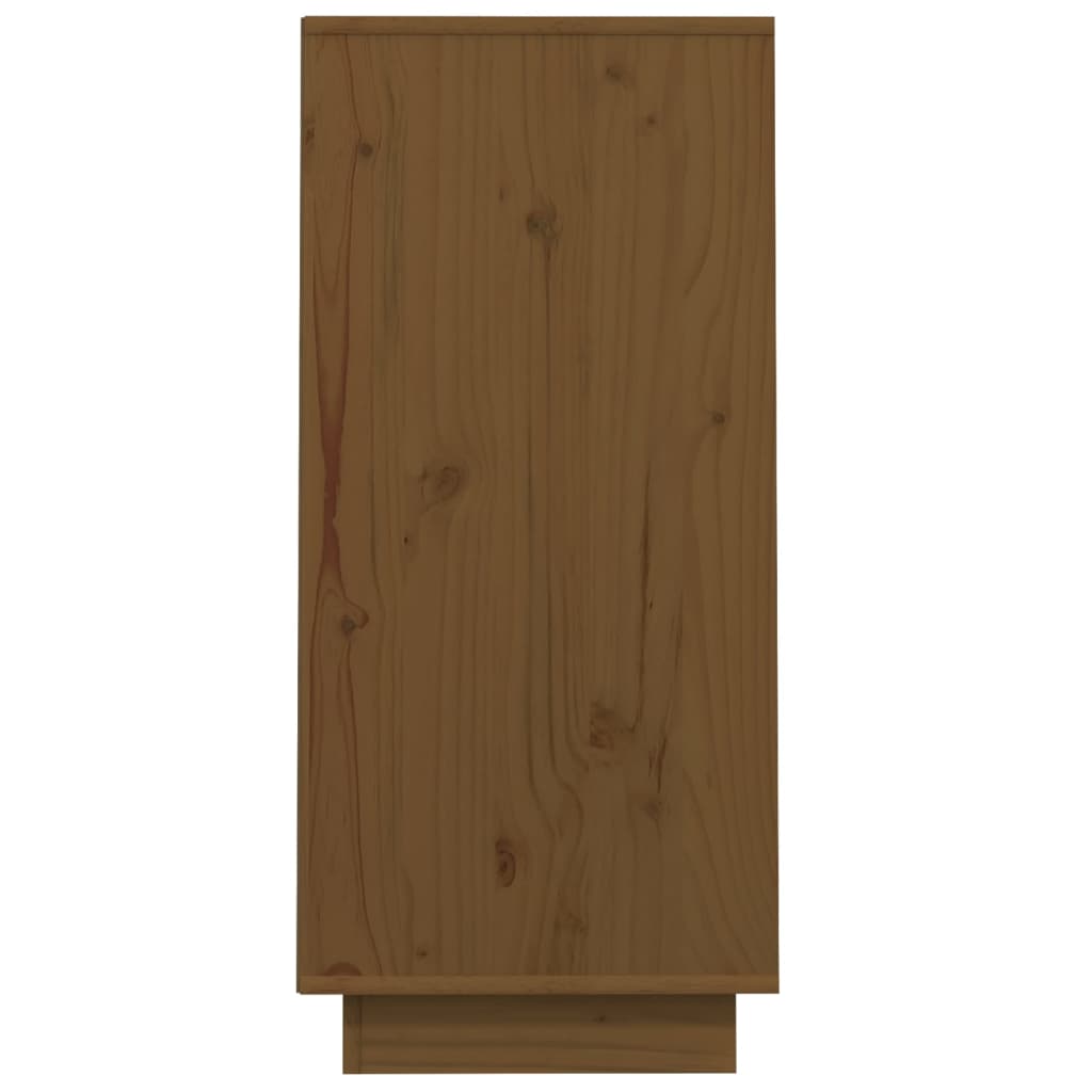 Armoire console Marron miel 60x34x75 cm Bois de pin solide - Buffets & bahuts