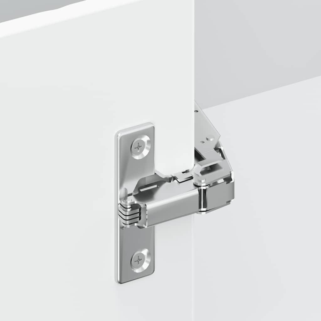 Armoire d’angle de cuisine Kalmar blanc brillant - Meubles de cuisine