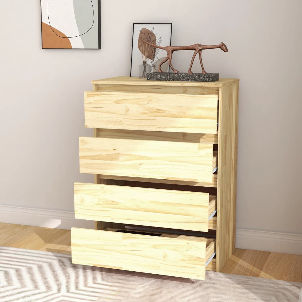 Armoire d’appoint 60x36x84 cm Bois de pin massif - Buffets & bahuts