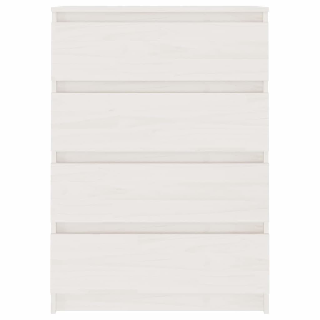 Armoire d’appoint Blanc 60x36x84 cm Bois de pin massif - Buffets & bahuts