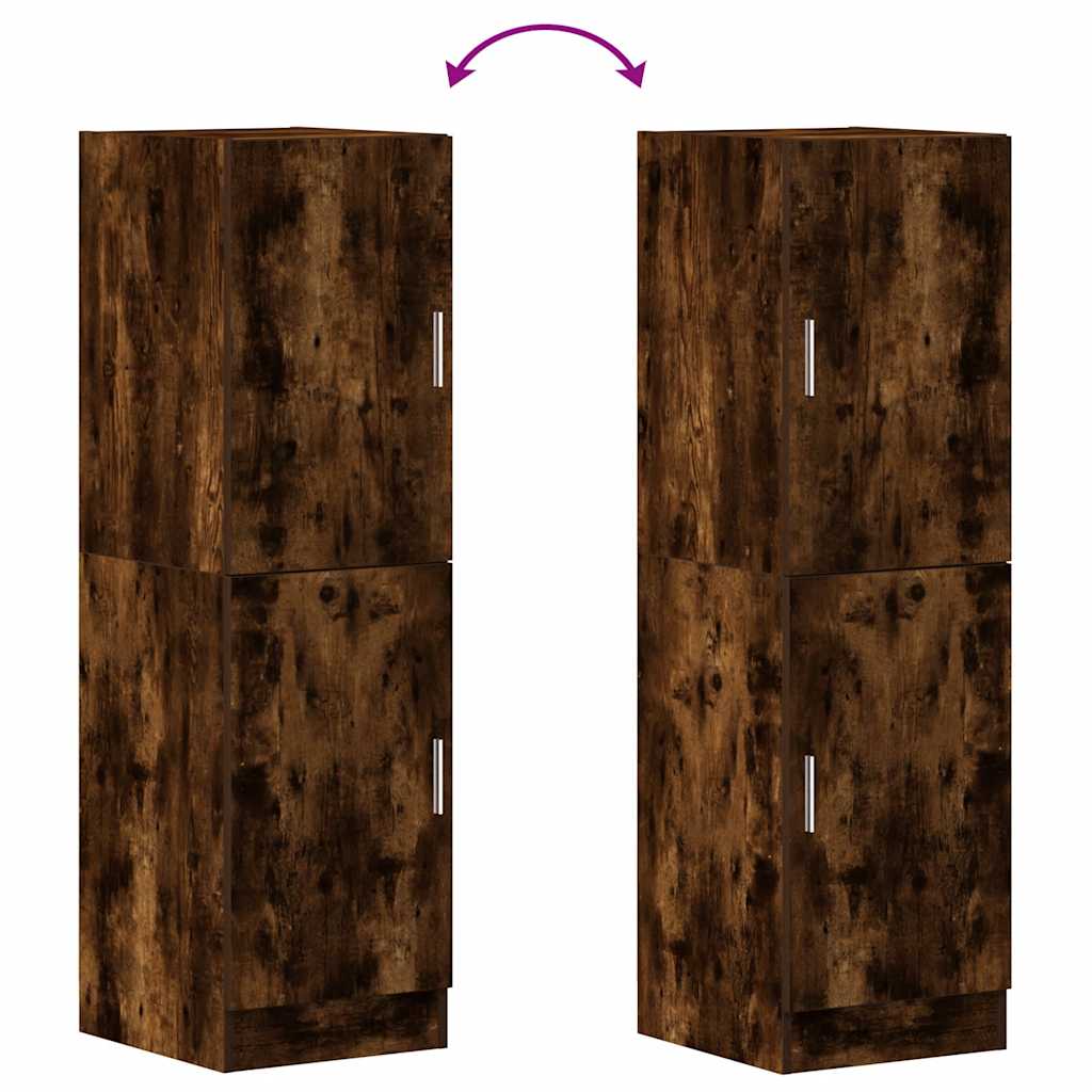 Armoire de cuisine chêne fumé 38x41,5x131,5 cm bois ingénierie - Meubles de cuisine