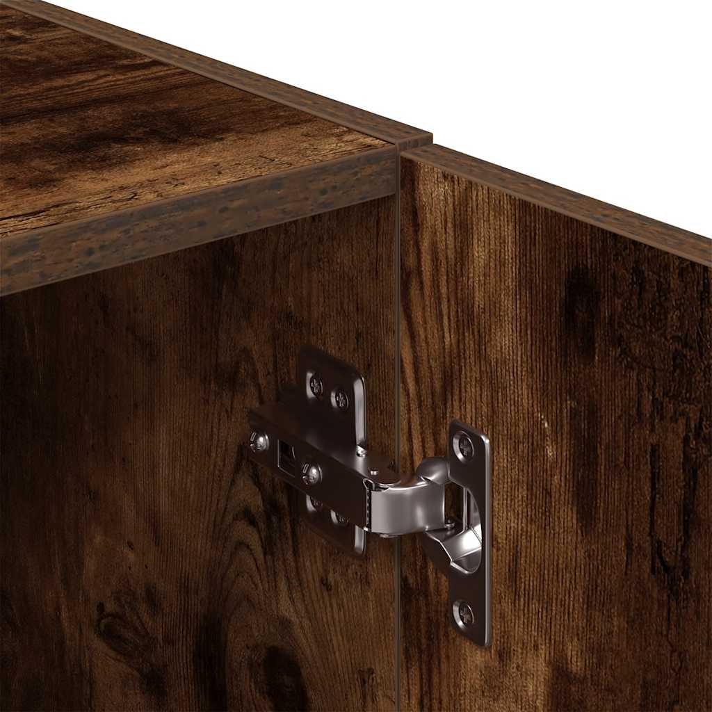 Armoire de cuisine chêne fumé 38x41,5x131,5 cm bois ingénierie - Meubles de cuisine