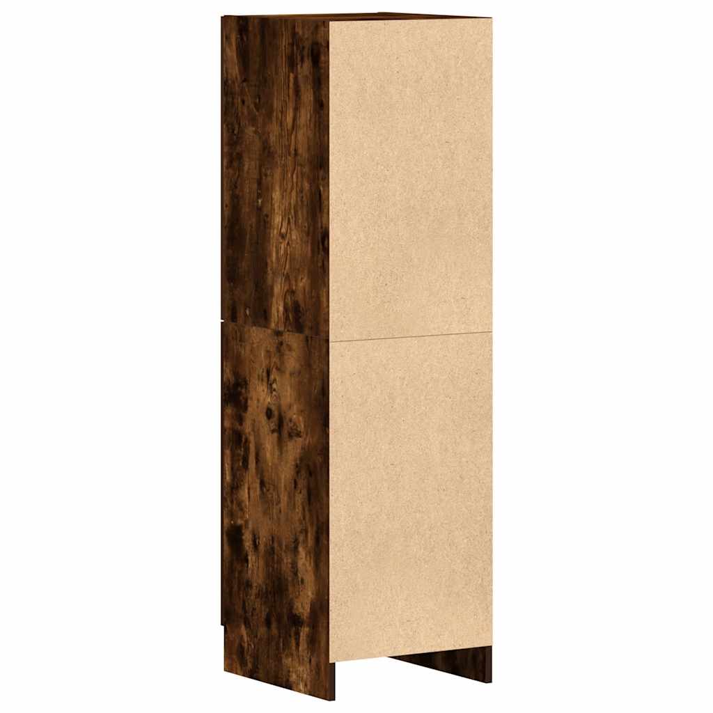 Armoire de cuisine chêne fumé 38x41,5x131,5 cm bois ingénierie - Meubles de cuisine