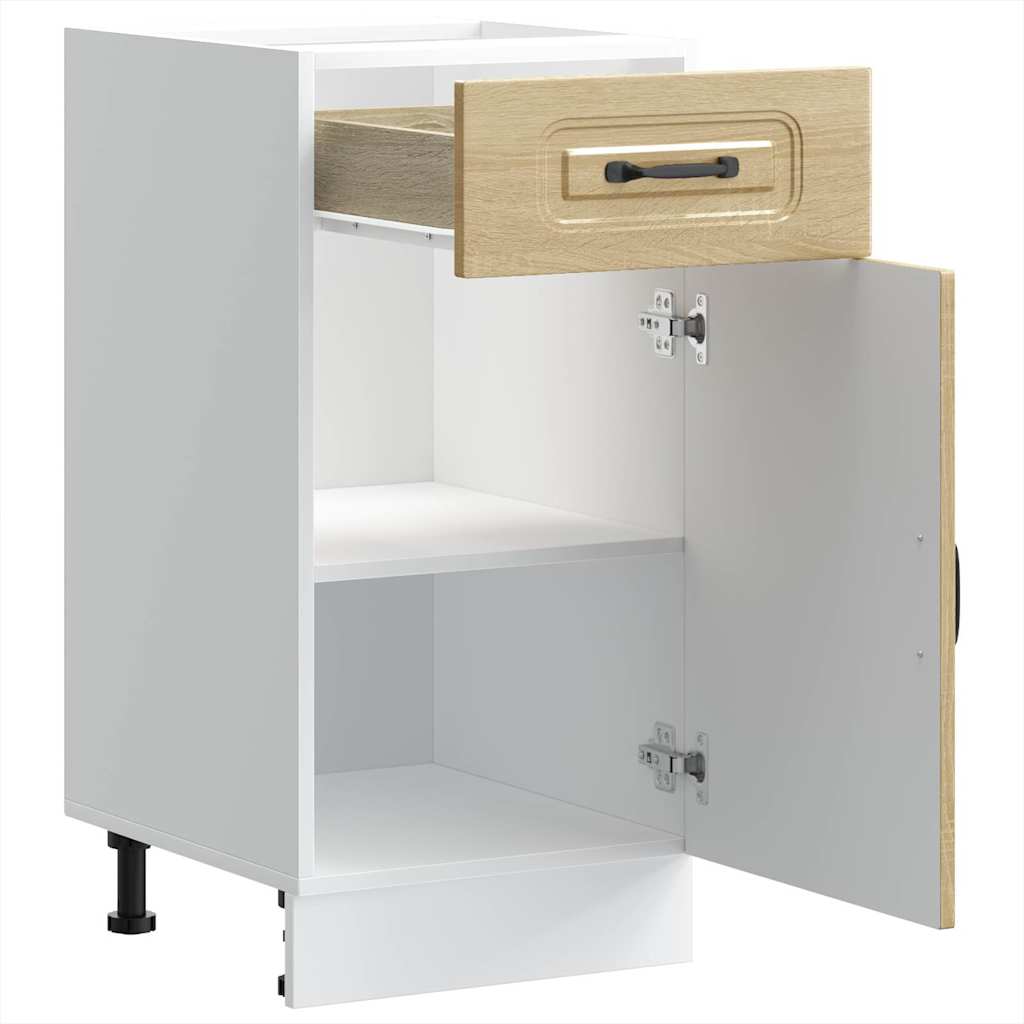 Armoire de cuisine Kalmar chêne sonoma bois d’ingénierie - Meubles de cuisine