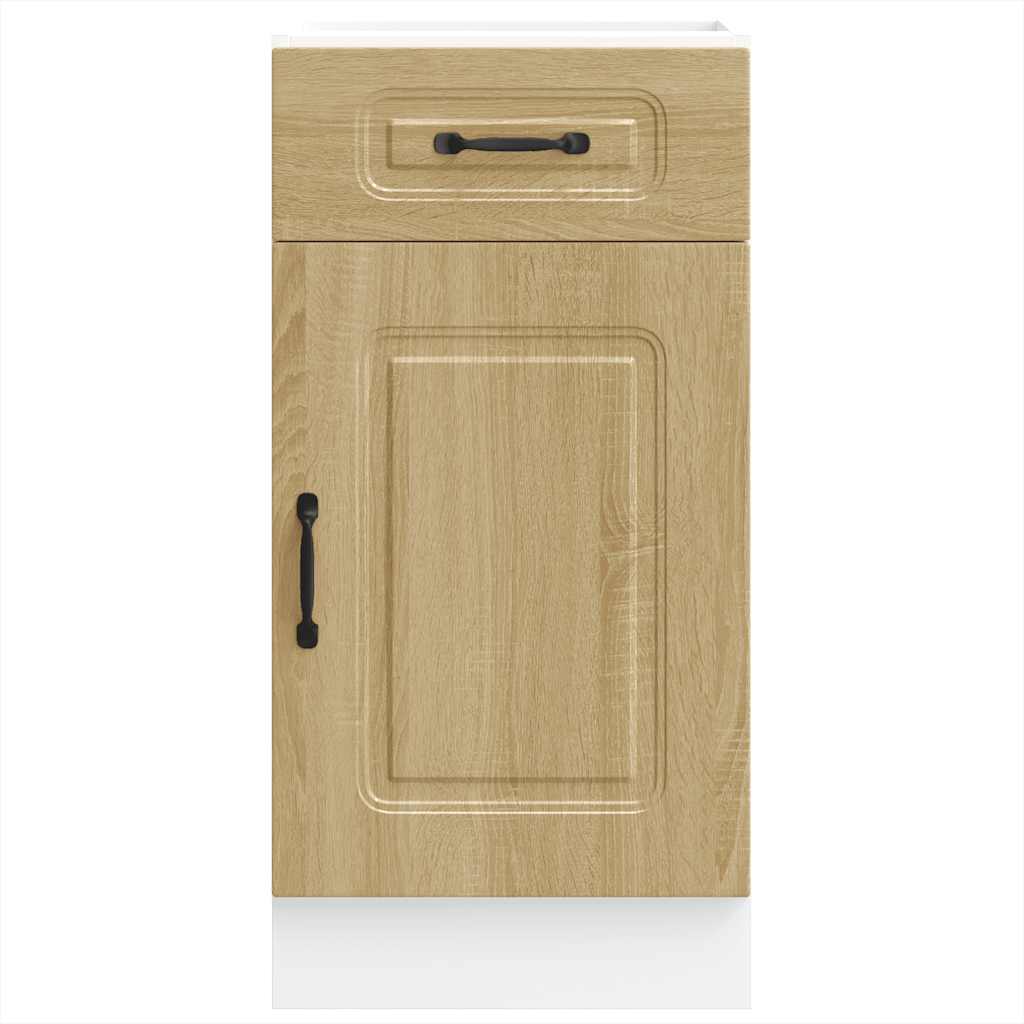 Armoire de cuisine Kalmar chêne sonoma bois d’ingénierie - Meubles de cuisine