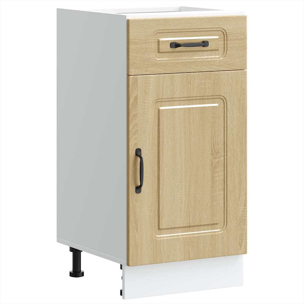 Armoire de cuisine Kalmar chêne sonoma bois d’ingénierie - Meubles de cuisine