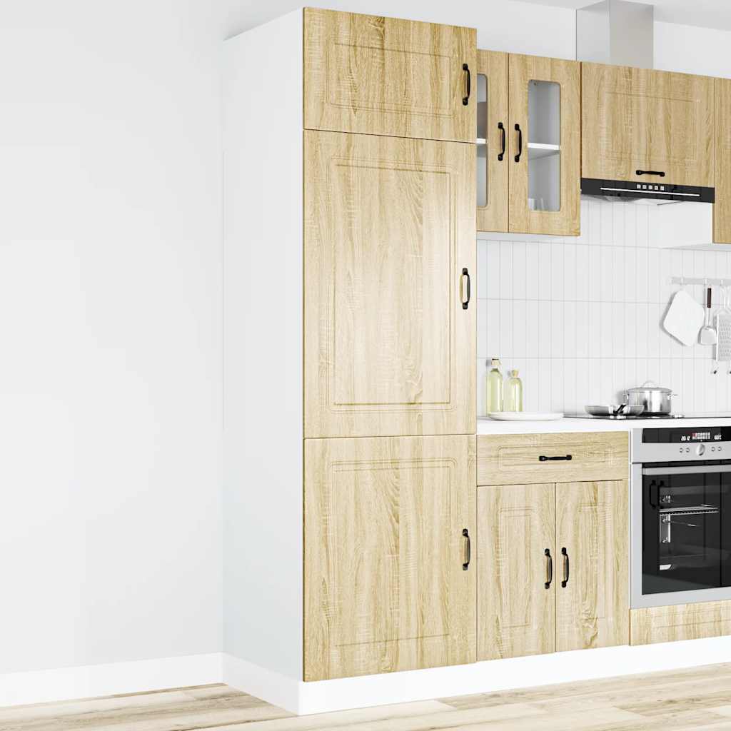 Armoire de cuisine Kalmar chêne sonoma bois d’ingénierie - Meubles de cuisine