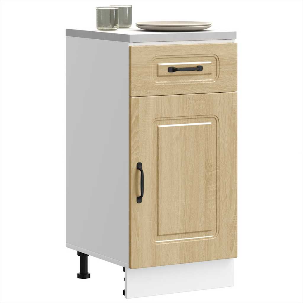 Armoire de cuisine Kalmar chêne sonoma bois d’ingénierie - Meubles de cuisine