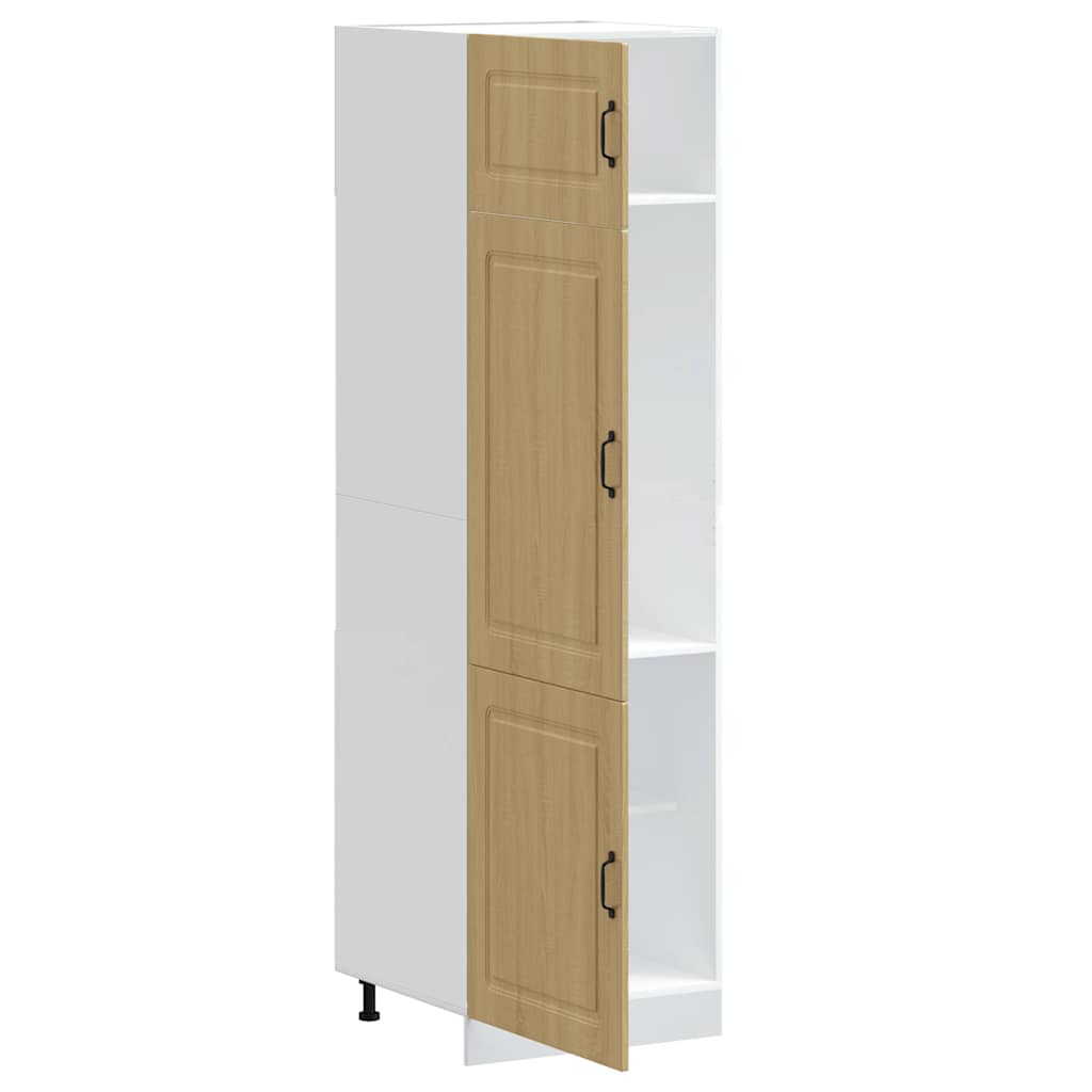 Armoire de cuisine Kalmar chêne sonoma bois d’ingénierie - Meubles de cuisine